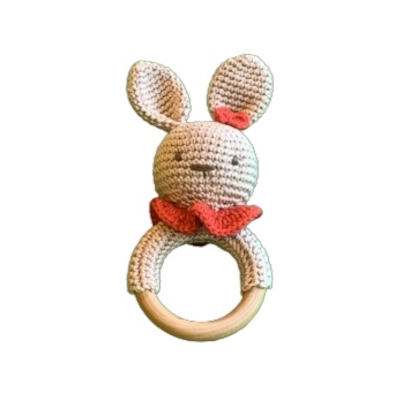 Gehaakte Konijn Rammelaar Meisje