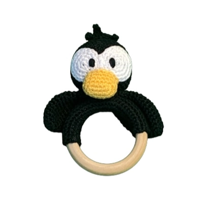 Rammelaar Pinquin Gehaakte Pinguïn Rammelaar