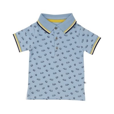 Ducky Beau - Polo met neushoornpatroon