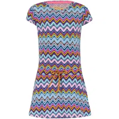 Zigzag AOP Jurkje Clarisa - Voorkant