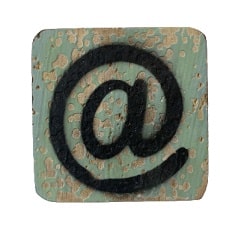 Houten Symbool Apenstaartje - Groen Houten Symbool Apenstaartje - Groen