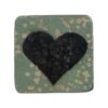 Houten Symbool Hart - Groen