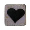 Houten Symbool Hart - Paars
