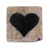 Houten Symbool Hart - Roze
