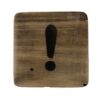 Houten Symbool Uitroepteken - Naturel Houten Symbool Uitroepteken - Naturel