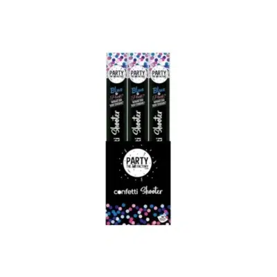 Confetti Kanon Gender Reveal BLAUW 40 cm