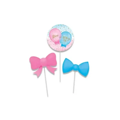 Gender Reveal Centerpiece Sticks 3 st