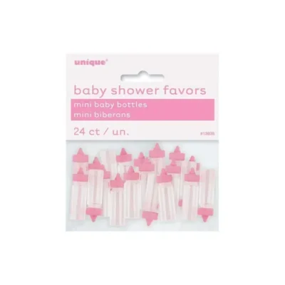 Mini Babyflesjes Roze 24 st