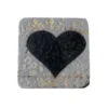 Houten Symbool Hart - Grijs