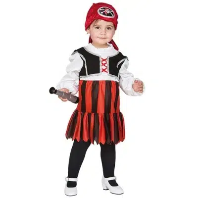 Verkleedpakje Piratenmeisje - 80-91cm