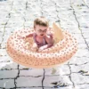 Baby Zwemband Panterprint Oud Roze