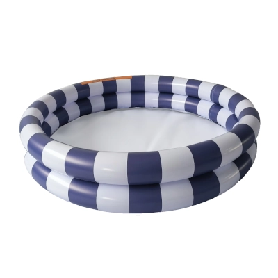 Kinder Zwembad Blauw Wit Gestreept Ø 100 cm Kinder Zwembad Blauw Wit Gestreept Ø 100 cm