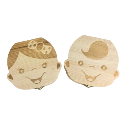 Tandendoosje jongen-meisje (engels) Tandendoosje jongen-meisje