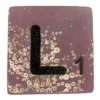 Houten Scrabble Letter L - Paars - 10x10