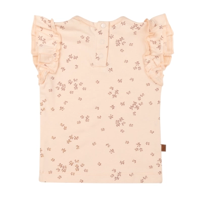 T-shirt Ruffle Flower Hearts