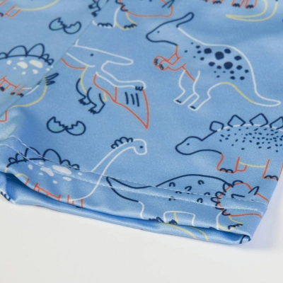 Zwemshort Zonbescherming UPF 50+ - Dino's Blauw 1 FS Baby | Zwemshort Dino blauw