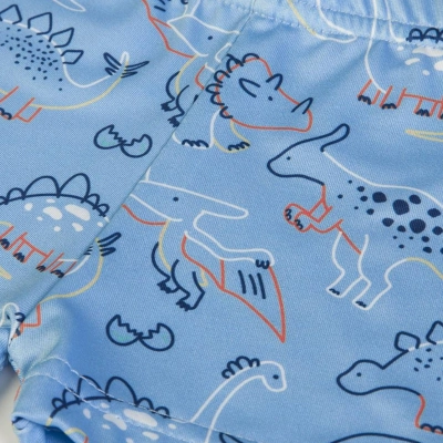 Zwemshort Zonbescherming UPF 50+ - Dino's Blauw 2 FS Baby | Zwemshort Dino blauw