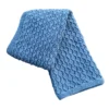 Honingraat babydeken blauw