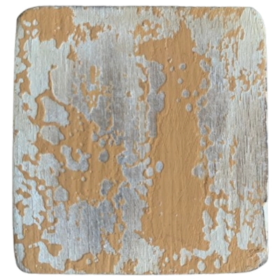 Houten Scrabble Blokje Blanco - Oranje Houten Scrabble Blokje Blanco - Oranje