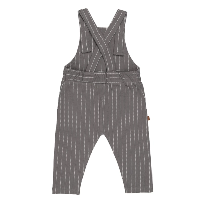 Frogs and Dogs - Dungaree Striped - Little Hero - Smoked Pearl - 25091008