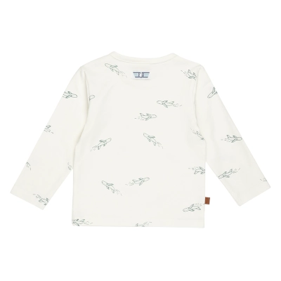 Frogs and Dogs - Shirt Airplane - Pilot Club - White Alyssum - 25093001