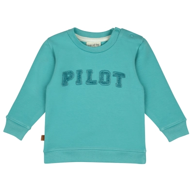 Frogs and Dogs - Sweater Pilot - Pilot Club - Aqua Sea - 25093011