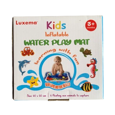 Luxema Baby Waterspeelmat - Voorkant doos Luxema Baby Waterspeelmat 3+ maanden