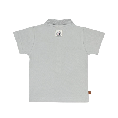 Frogs and Dogs - Polo Flag - Gray Violet - achterkant - 26031003