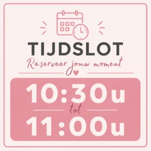 Tijdslot 1030u - 1100u Tijdslot 10:30u tot 11:00u