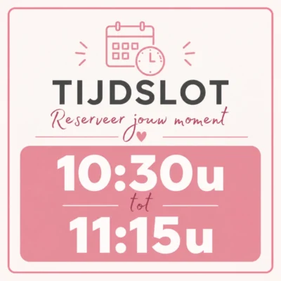 Tijdslot 10:30u tot 11:15u