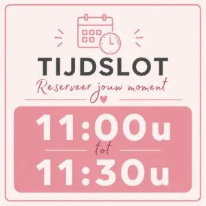 Tijdslot 1100u - 1130u Tijdslot 11:00u tot 11:30u
