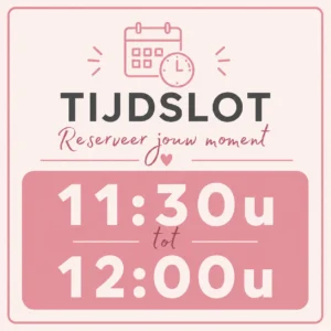 Tijdslot 1130u - 1200u Tijdslot 11:30u tot 12:00u
