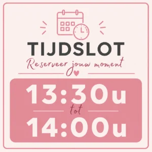 Tijdslot 1330u - 1400u Tijdslot 13:30u tot 14:00u