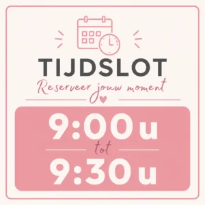 Tijdslot 900u - 930u Tijdslot 9:00u tot 9:30u