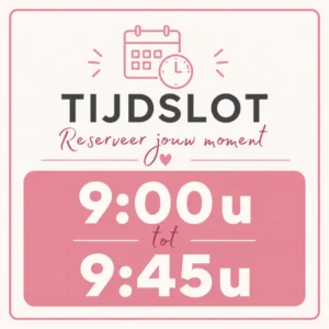 Tijdslot 9:00u tot 9:45u