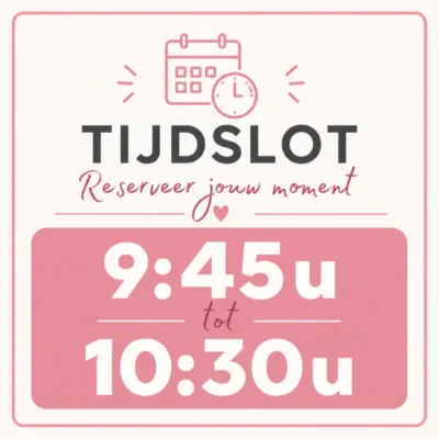 Tijdslot 9:45u tot 10:30u