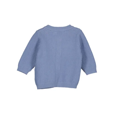 462015 - Gebreid Blue Vestje - Achterkant