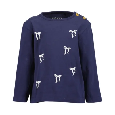 950651 - Shirt Bows Nachtblauw
