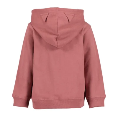 957110 - Sweatjack Wijnrood Cats - Achterkant