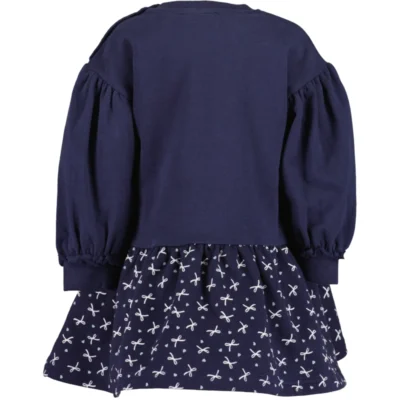 963132 - Dress Bows Nachtblauw - Achterkant