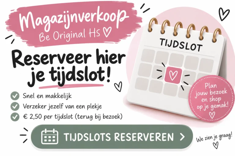 Magazijn verkoop reserveren tijdslot