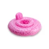 Baby zwemband Dark Pink Leopard