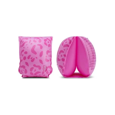 Zwembandjes Pink Leopard